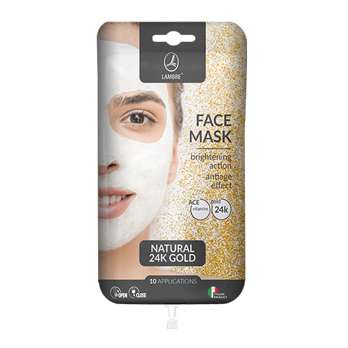 Maschera viso con oro 24 carati "Face Mask Gold"